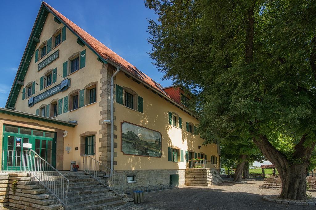 Gastwirtschaft & Hotel Hallescher Anger 나움부르크 외부 사진